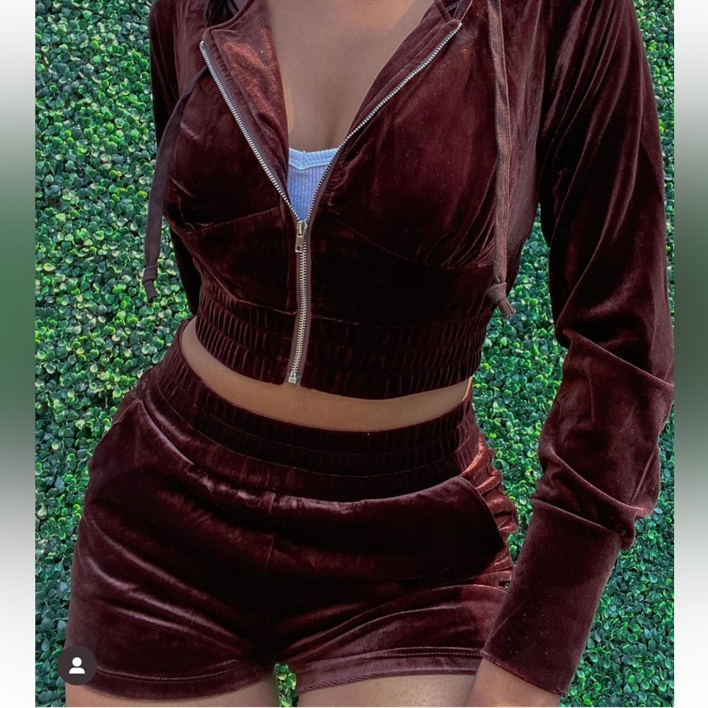 Brown two piece set